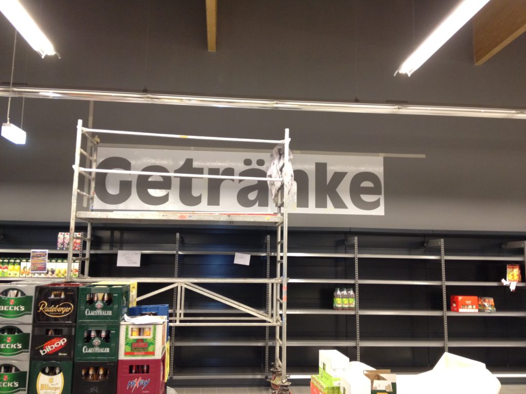 Beschriftung Innen Malermeisterbetrieb
